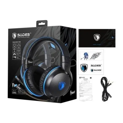 Sades F Power Gaming Headphones SA-717 - Black